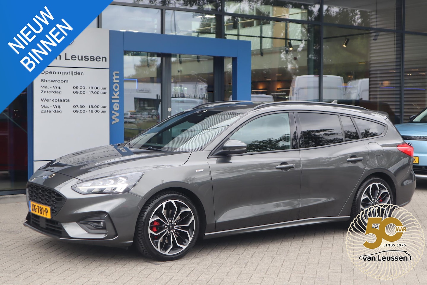 Ford Focus Wagon - 125PK ST-LINE BUSINESS TREKHAAK WINTERPACK AD-CRUISE 18"LM-VELGEN KEYLESS P-SENSOREN - AutoWereld.nl