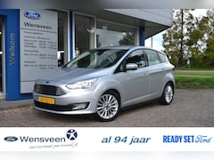 Ford C-Max - 1.0T 125pk ECOBOOST Titanium | trekhaak, 100% onderhouden, navigatie