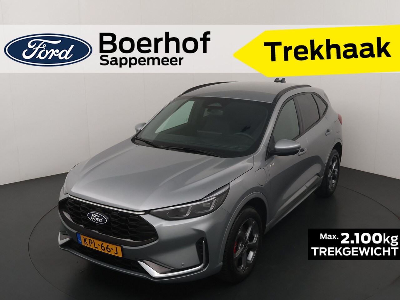 Ford Kuga - 2.5 PHEV 243 pk ST-Line X Trekhaak | AGR stoelen | Adapt Cruise I Winter Pack | 360° Camer - AutoWereld.nl