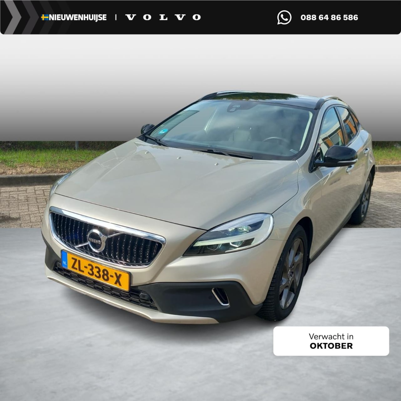 Volvo V40 Cross Country - 1.5 T3 Polar+ Luxury | Panoramadak | Harman Kardon Audio | Parkeerverwarming | Achteruitri - AutoWereld.nl