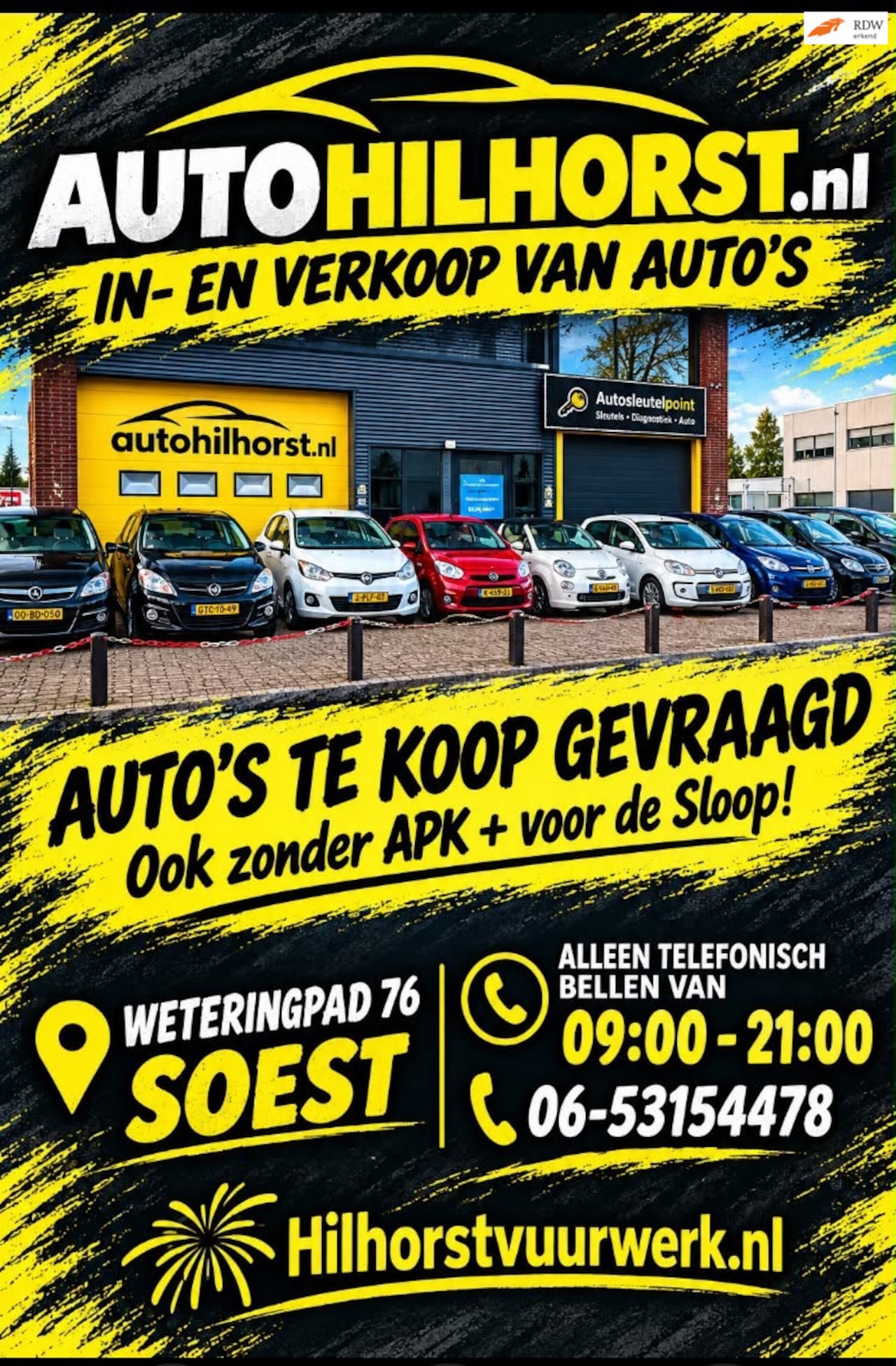 Opel Corsa - 1.4 Auto Hilhorst Vuurwerk Soest - AutoWereld.nl