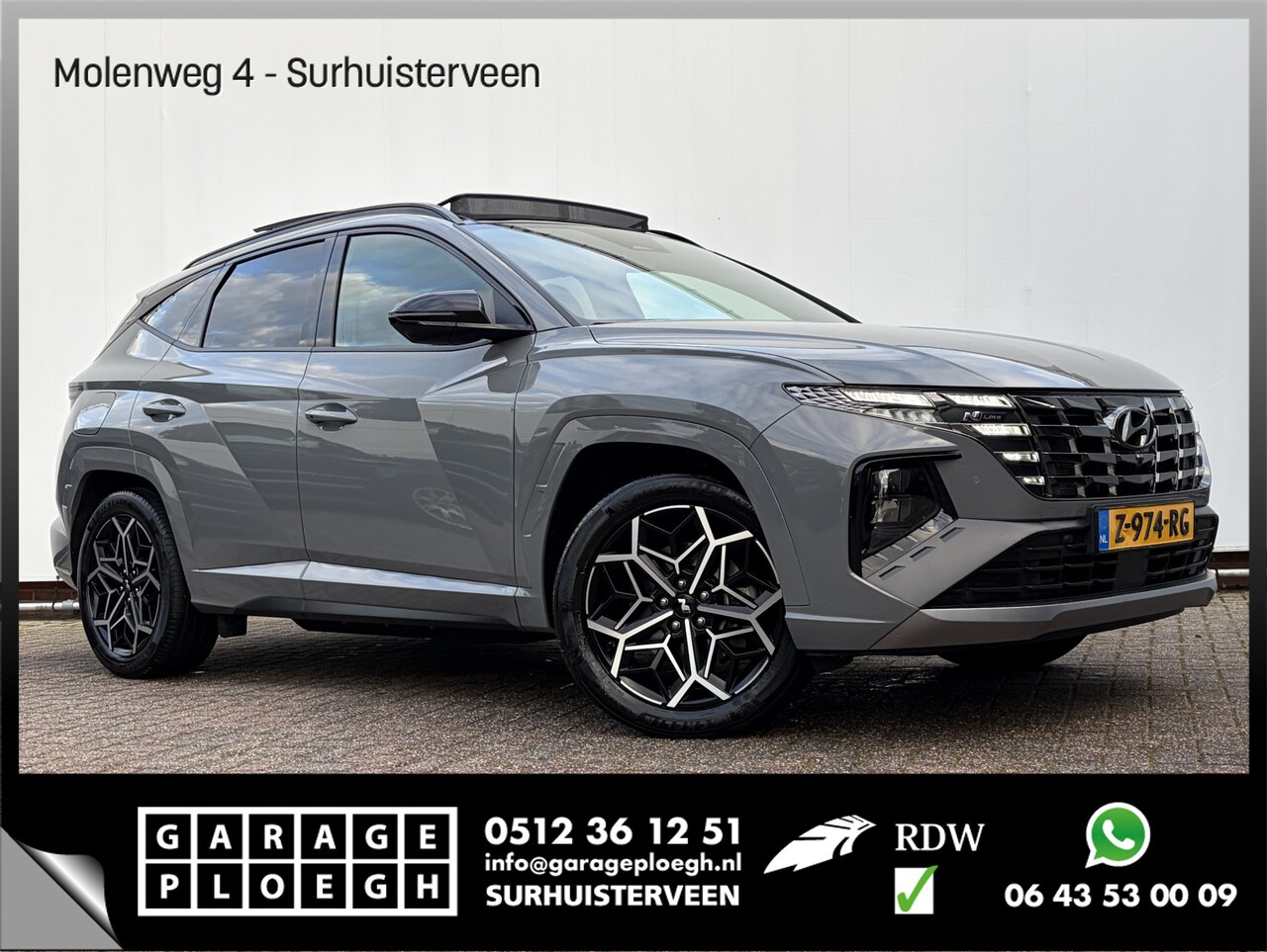 Hyundai Tucson - 1.6 T-GDI PHEV N Line Sky 4WD Pano Trekhaak 360° StoelKoel+Verw. Krell LED Voll! - AutoWereld.nl