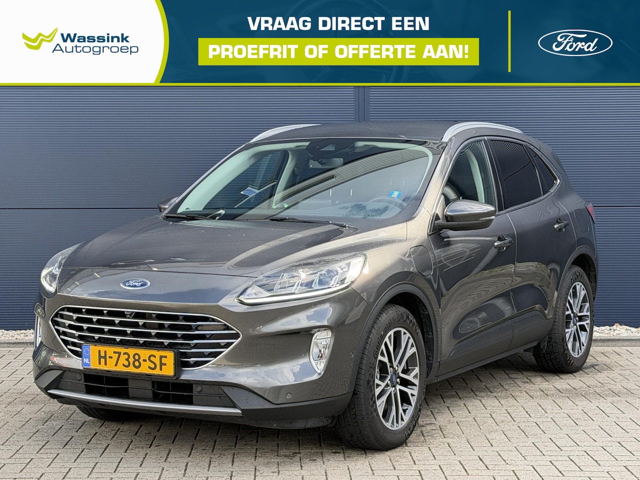 Ford Kuga - 2.5 PHEV Titanium | Navigatie | Trekhaak | Camera | Stuur/Stoel verwarming - AutoWereld.nl