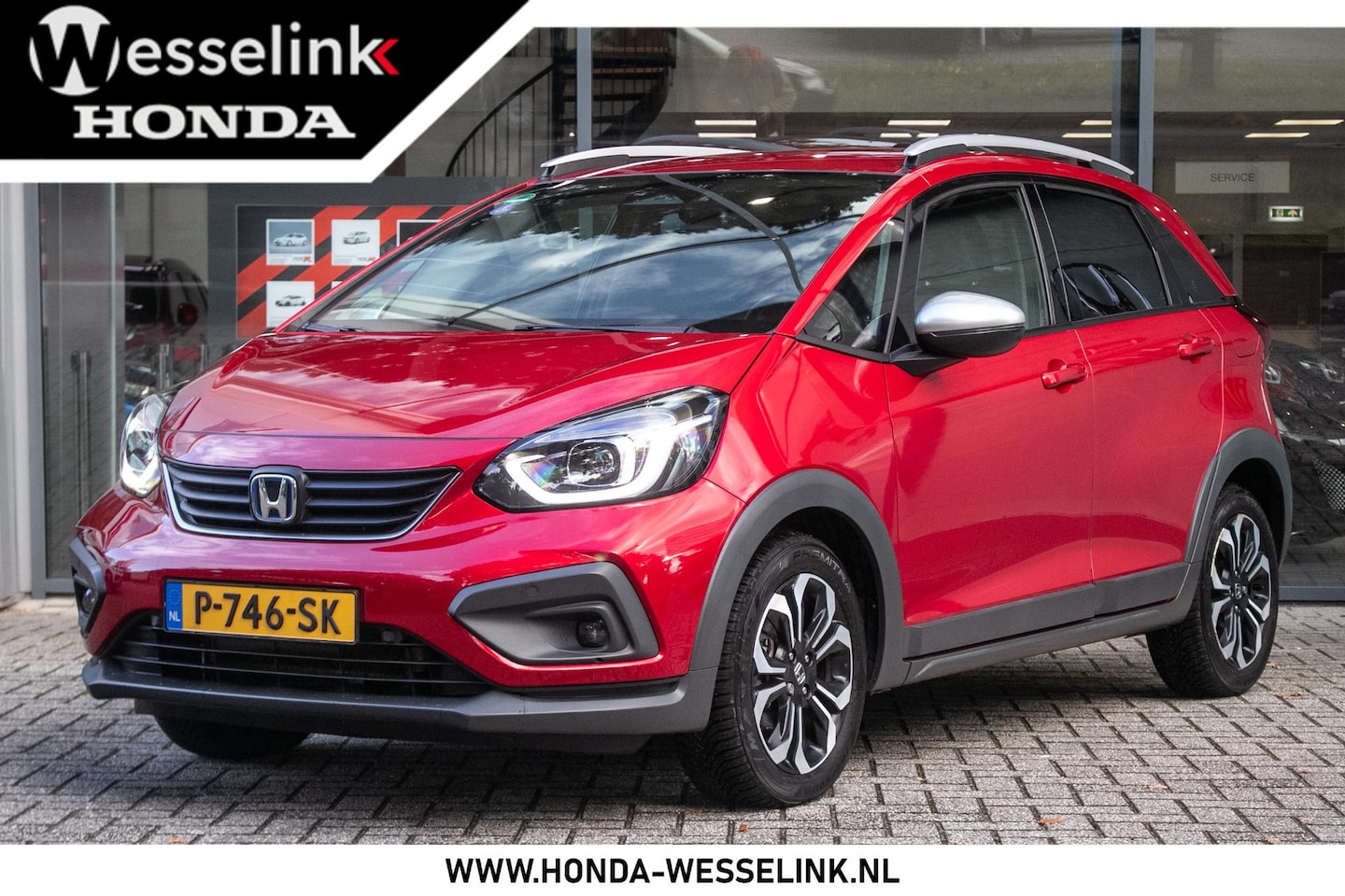 Honda Jazz - 1.5 e:HEV Crosstar - Dealer onderhouden | Navi | Apple Carpl./ Android Auto | Camera - AutoWereld.nl
