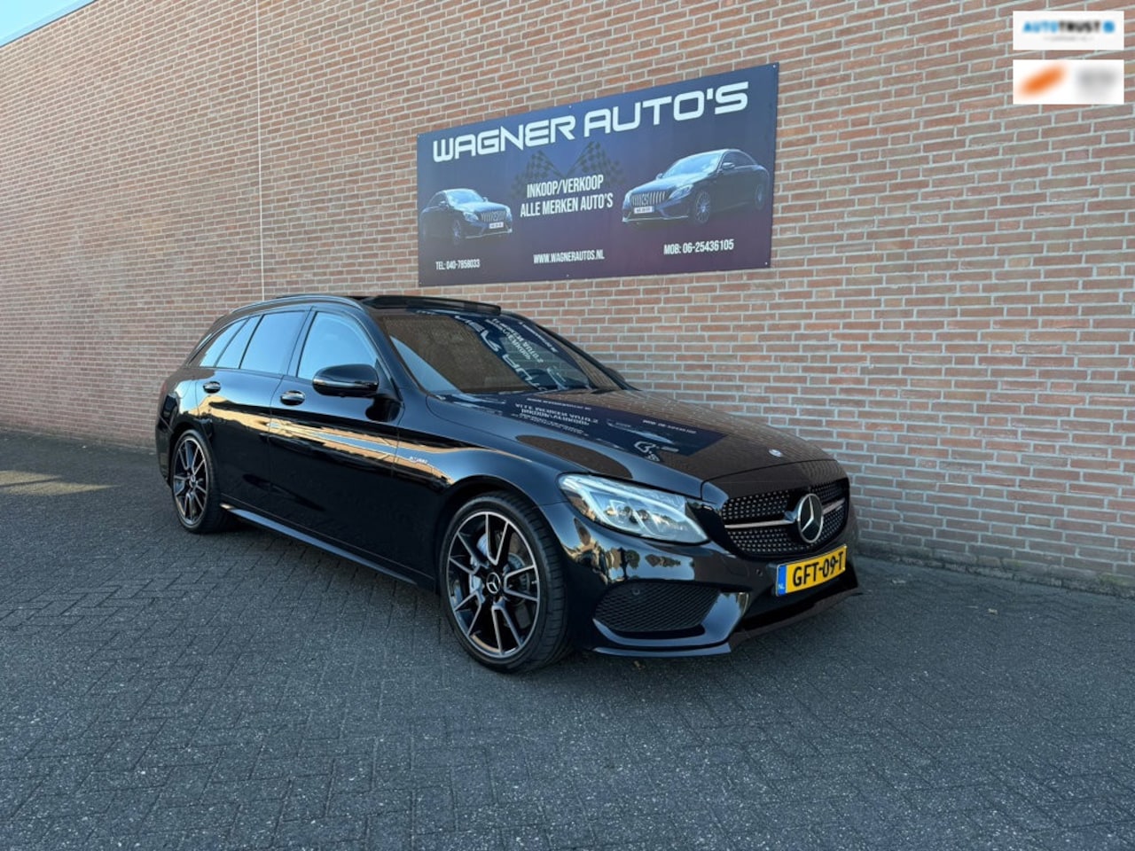 Mercedes-Benz C-klasse Estate - AMG 43 4MATIC Keyles Burmester Pano Schaalstoelen 360-Camera Adaptieve-Cruisecontrol - AutoWereld.nl