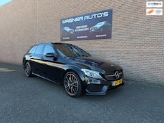 Mercedes-Benz C-klasse Estate - AMG 43 4MATIC Keyles Burmester Pano Schaalstoelen 360-Camera Adaptieve-Cruisecontrol
