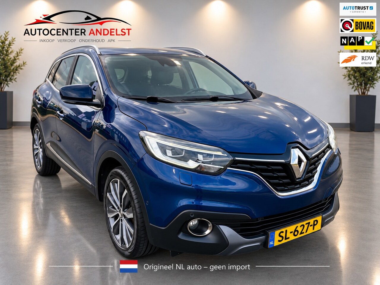 Renault Kadjar - 1.2 TCe Bose 1.2 TCe Bose, Trekhaak, Pano, Cam, Stoelverw, Cruise, Navi, Carplay, 2e eig afk, Geen impo - AutoWereld.nl