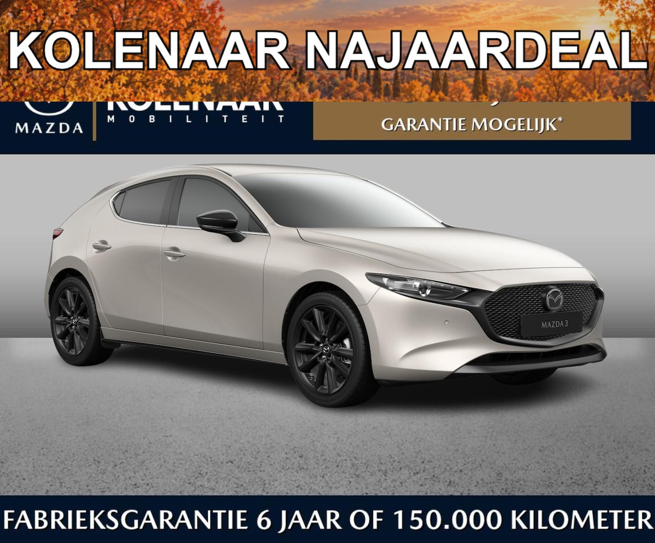 Mazda 3 - Homura 2.5 e-Sky-G 140pk | Kolenaar najaardeal | €4295,- korting | Direct leverbaar | Bela - AutoWereld.nl