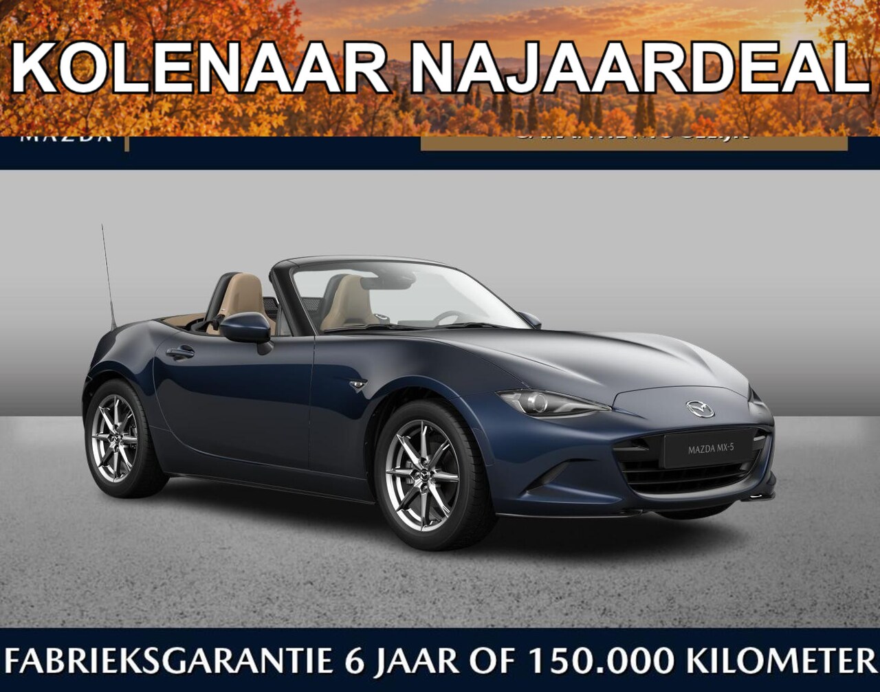 Mazda MX-5 - Kazari 1.5 Sky-G 132pk | Kolenaar najaardeal | €5895,- korting | Direct leverbaar | Belast - AutoWereld.nl