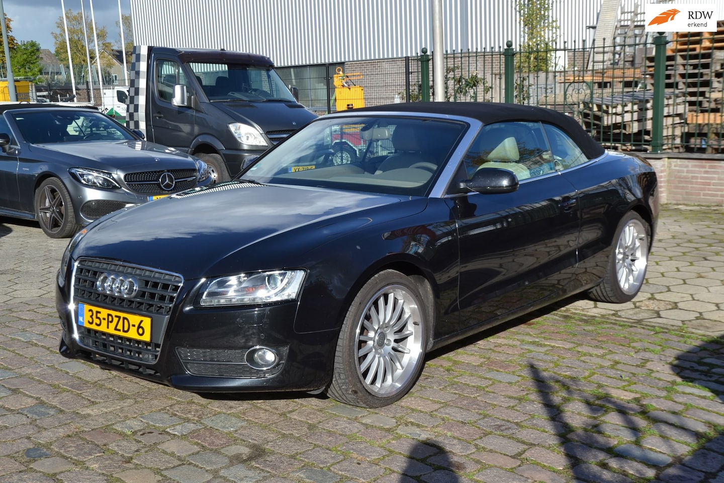 Audi A5 Cabriolet - 2.0 TFSI Pro Line - Airco - Navigatie - Leer - Velgen - Cruise control - Parkeersensoren - - AutoWereld.nl