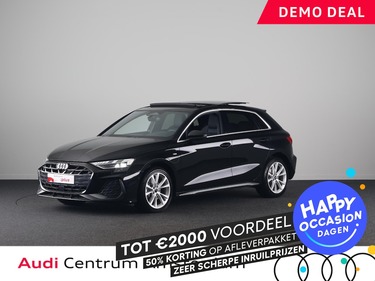 Audi A3 Sportback - 40 TFSI e S edition 204pk | Panoramadak | 17 inch lichtmetalen velgen | Sonos Audio | Adap - AutoWereld.nl