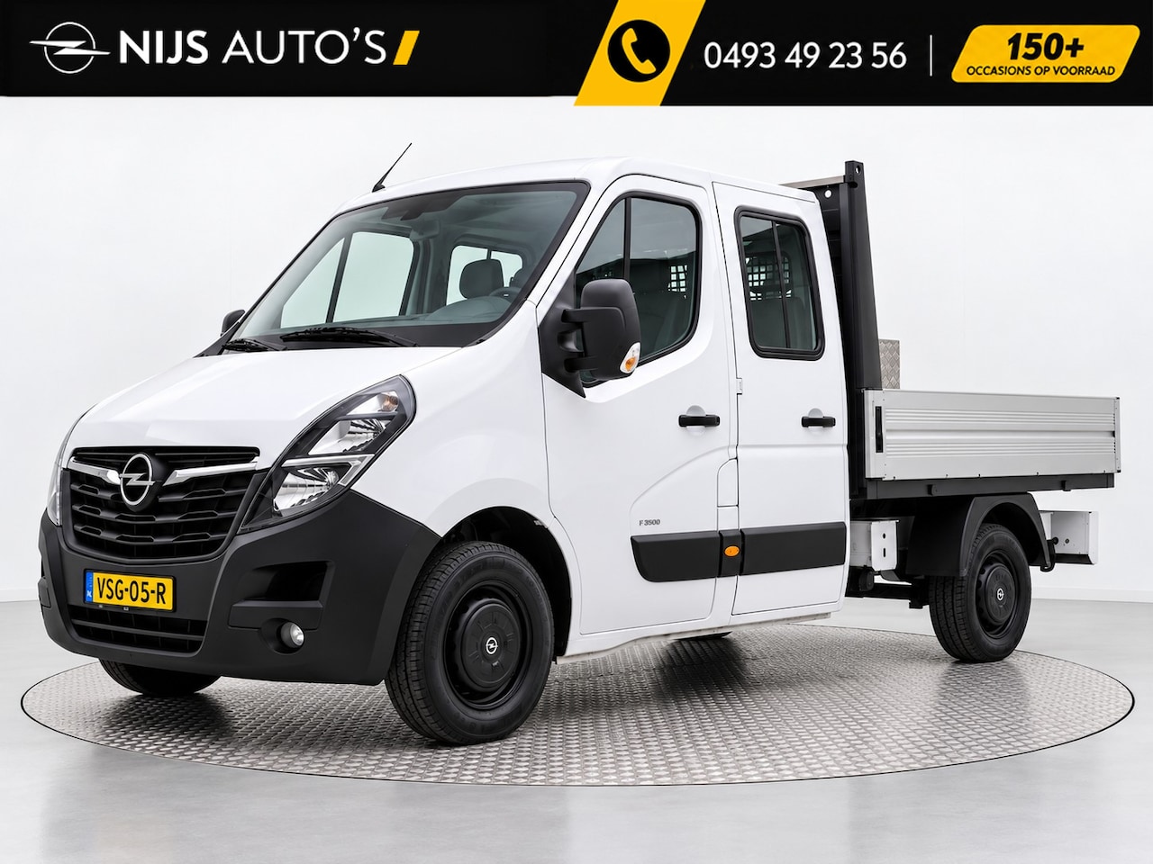 Opel Movano - 2.3 Turbo L2H1 Dubbele Cab. | 2500kg Trekgewicht | Trekhaak | Climate | Opbergkist | Bluet - AutoWereld.nl