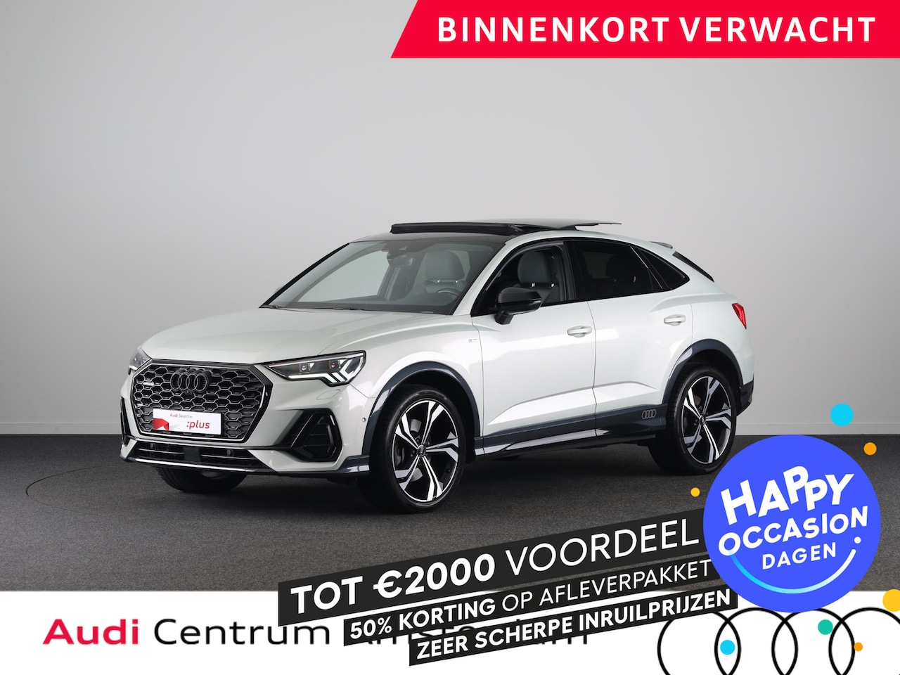 Audi Q3 Sportback - 45 TFSI quattro edition one 230pk | Navigatie | Parkeercamera | B&O Audio | Panoramadak | - AutoWereld.nl