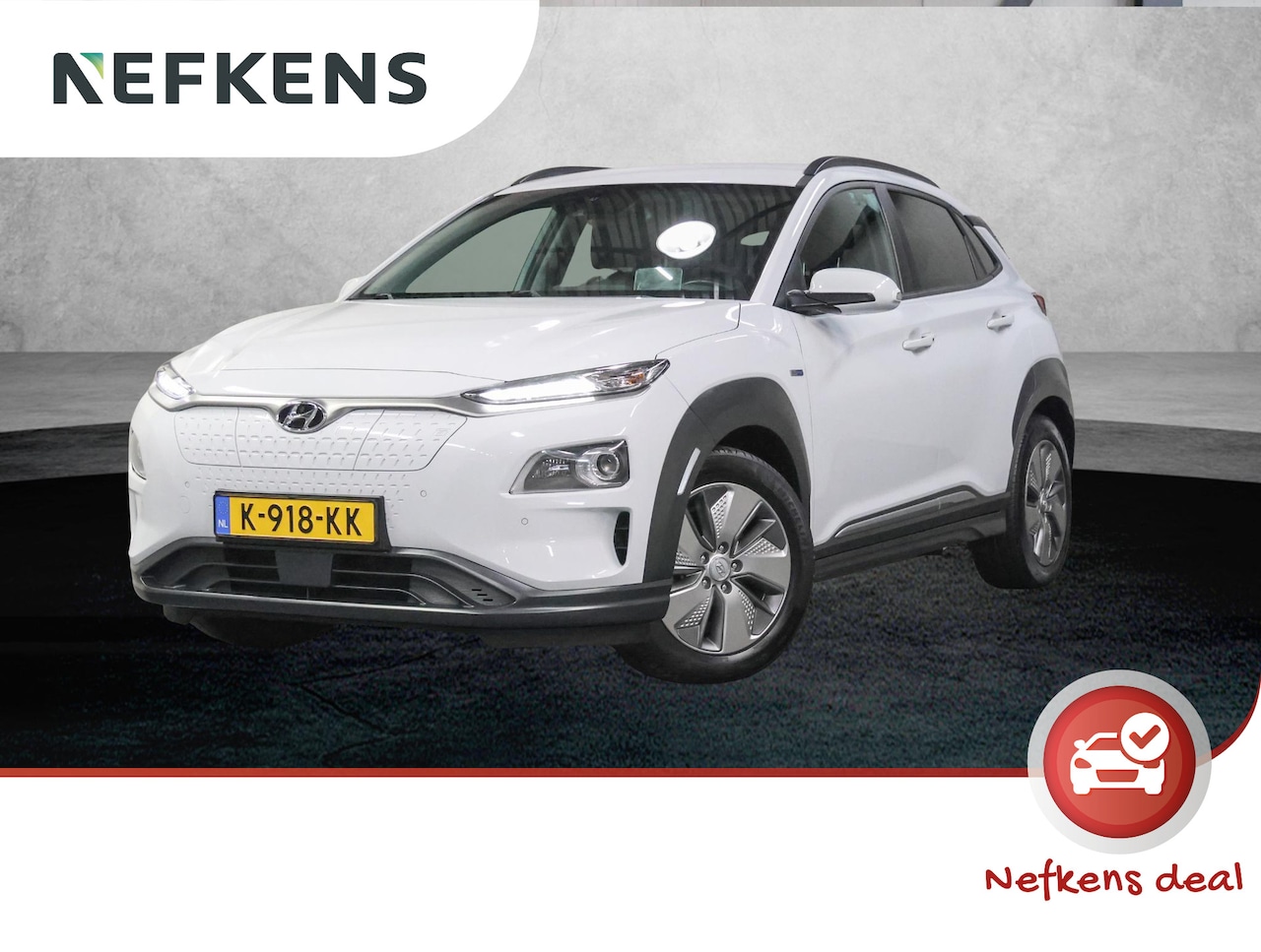 Hyundai Kona - Limited 64kWh 201PK | 1ste eigenaar | ACCU 95% | LEER | AppleCarplay/AndroidAuto | Adaptie - AutoWereld.nl