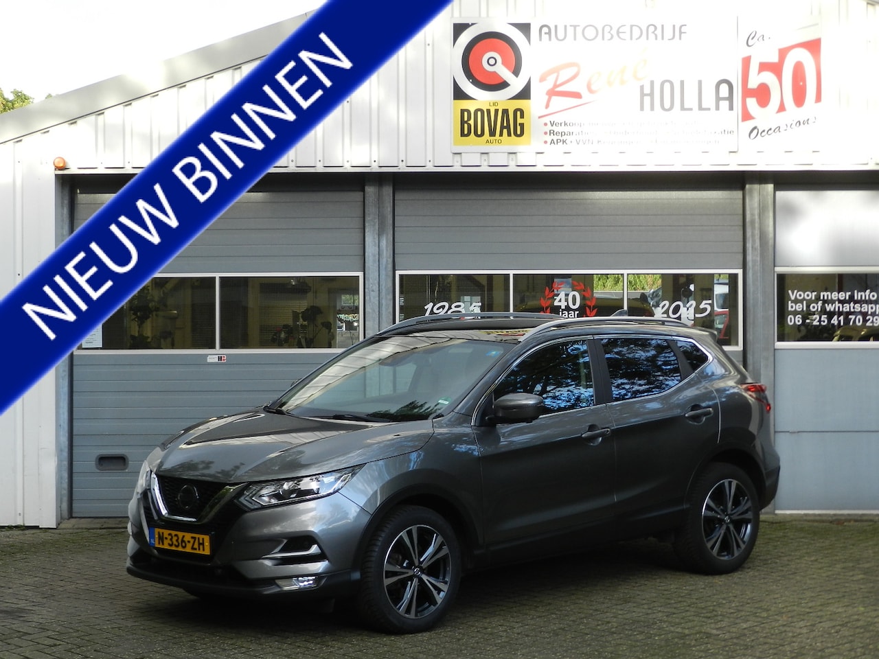Nissan Qashqai - 1.2 Tekna Navi Climate & Cruise contr 360 Camera PDC 18"LMV Elec Panodak - AutoWereld.nl