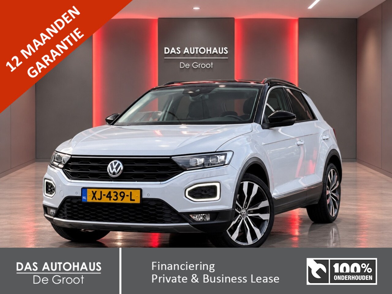 Volkswagen T-Roc - 1.5TSI 150pk Sport | ACC | Camera | Carplay | Trekhaak - AutoWereld.nl