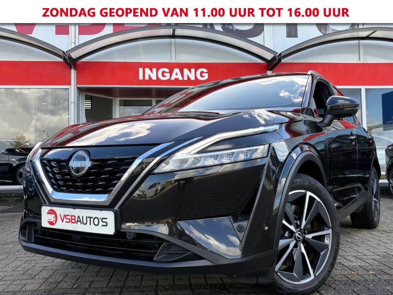 Nissan Qashqai - 1.5 E POWER TEKNA 190PK AUT. PANO GROOT SCHERM EL.STOEL CARPLAY CAMERA LMV PDC - AutoWereld.nl