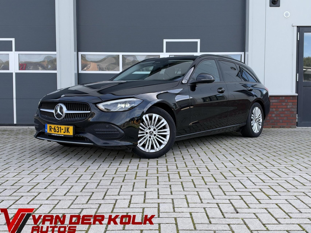 Mercedes-Benz C-klasse Estate - 180 Business Line automaat | Leder | Carplay | LED | DAB | Adaptive cruise - AutoWereld.nl