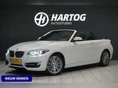 BMW 2-serie Cabrio - 220i High Executive + CAMERA / LEDER / STOELVERWARMING / GROOT SCHERM