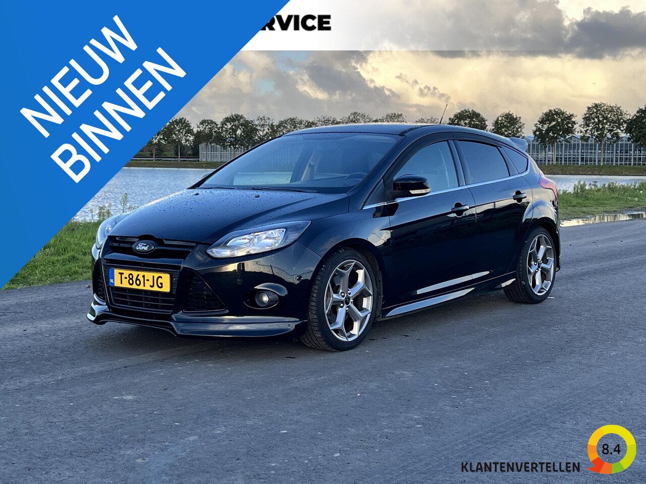 Ford Focus - 1.6 EcoBoost Titanium Airco, navi, pdc, kleppensysteem uitlaat - AutoWereld.nl