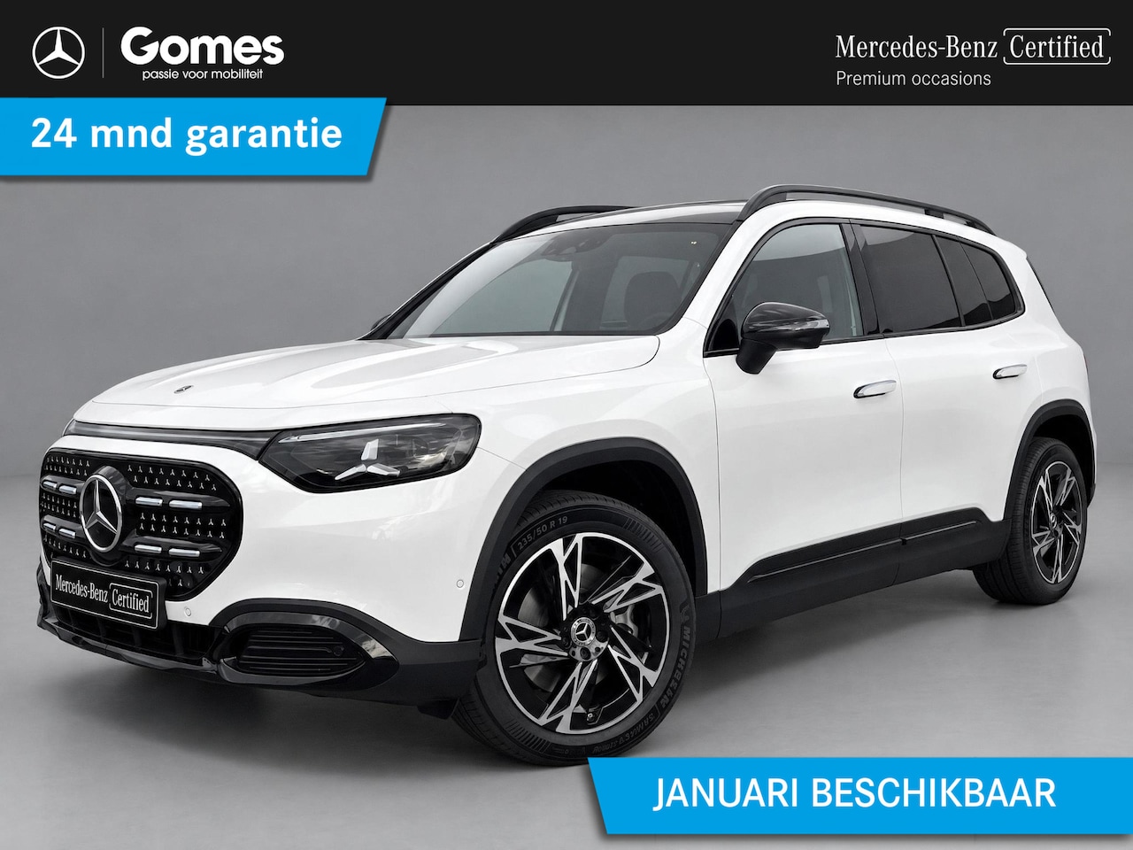 Mercedes-Benz GLB - 200 Business Solution | Derde Zitrij | Trekhaak | Advanced Plus Pakket | Night Pakket | Wi - AutoWereld.nl