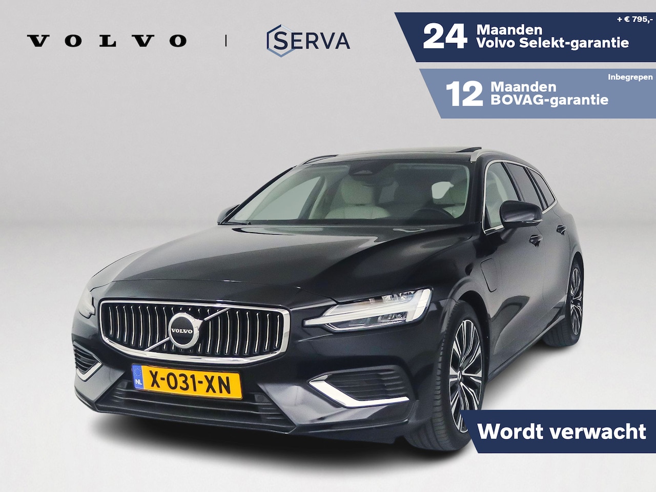 Volvo V60 - T6 Plug-in hybrid AWD Ultimate Bright | SOH 95% | Panoramadak | Parkeercamera | Harman Kar - AutoWereld.nl