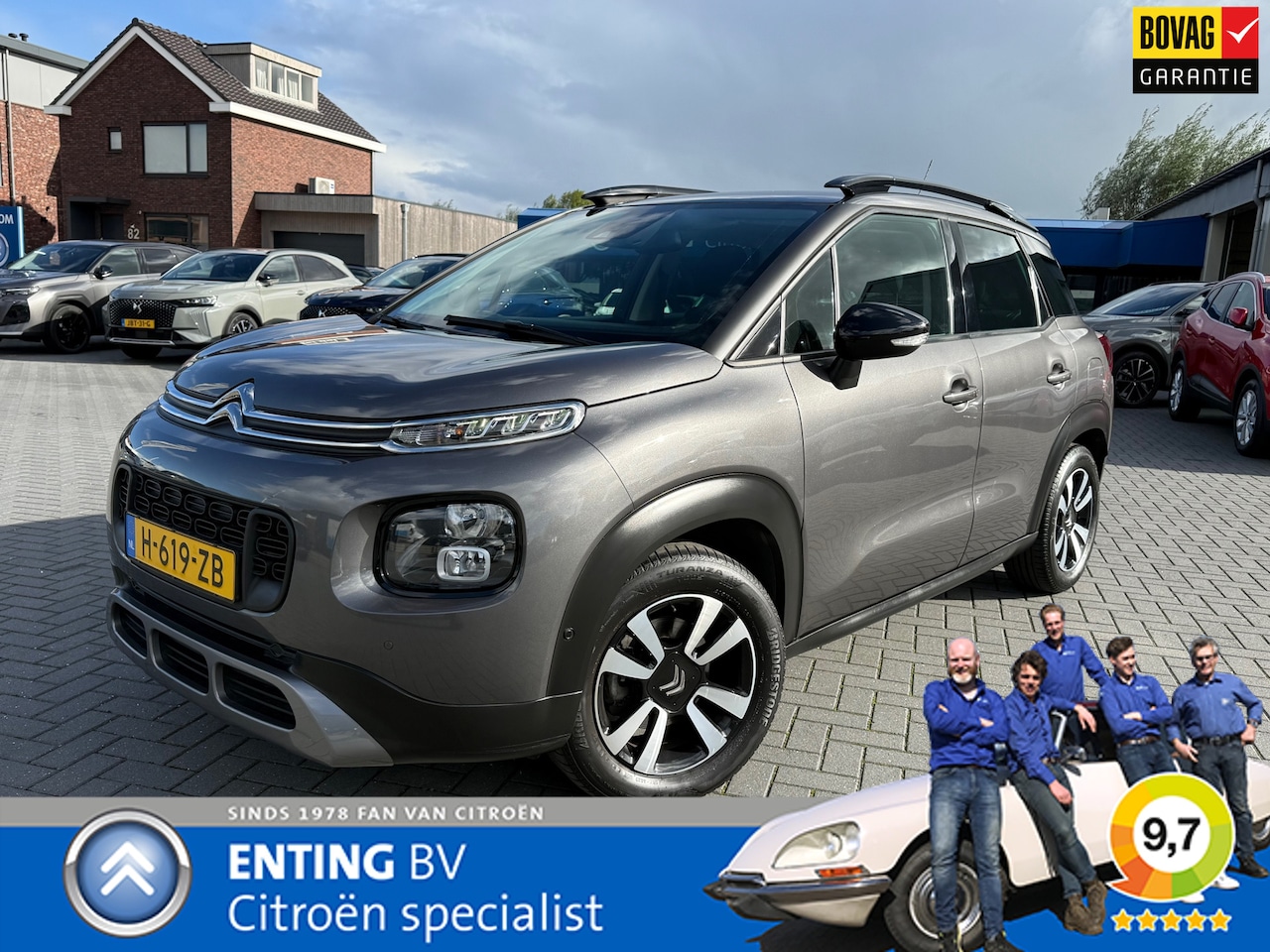 Citroën C3 Aircross - 1.2 PT 110 S&S SHINE ECC NAVI CAMERA TREKHAAK NIEUWE DISTR RIEM - AutoWereld.nl