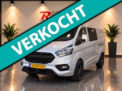 Ford Transit Custom - 320 2.0 TDCI L2H1 Limited DC EURO 6 Nieuwe Koppeling 2X schuifdeur, Trekhaak 2800kg, Cruis