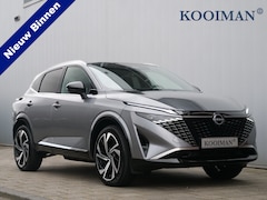 Nissan Qashqai - 1.3 MHEV Xtronic Tekna Plus 158 Pk Automaat Navi / DAB / Apple Carplay / Pano-dak / Leer /