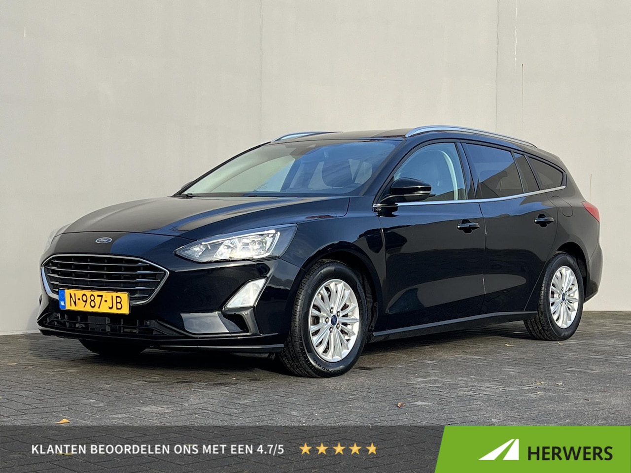 Ford Focus Wagon - 1.0 EcoBoost Titanium X Business / Elektrische Achterklep / Navigatie / Apple Carplay & An - AutoWereld.nl
