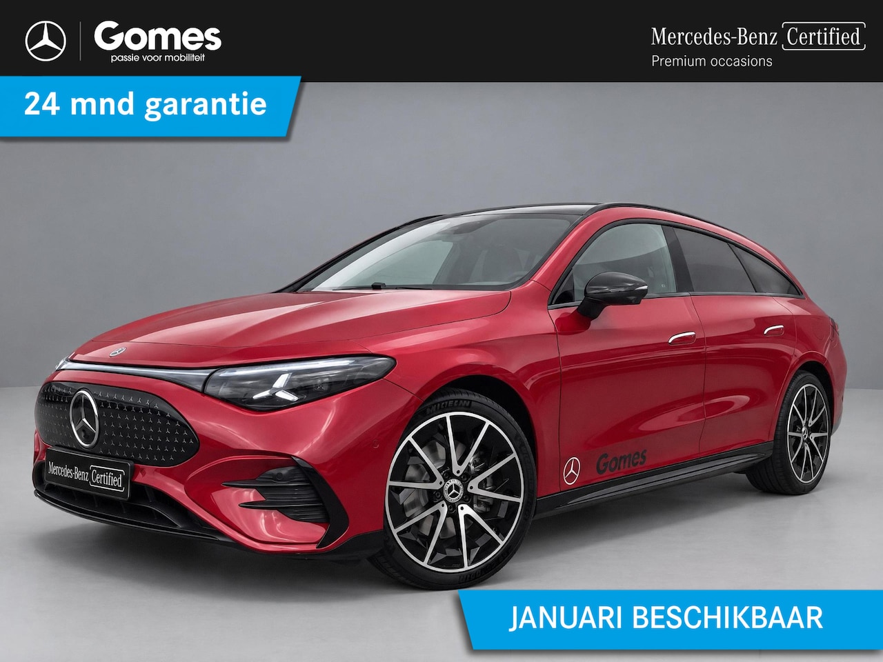 Mercedes-Benz CLA-klasse Shooting Brake - 250+ Business Solution AMG | Leder Zwart | Premium Pakket | Night Pakket | Winter Pakket | - AutoWereld.nl