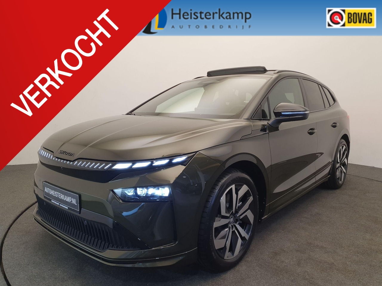 Skoda Enyaq iV - 85 Sportline 82 kWh 286pk 2.000kg trekgewicht, Panoramadak, Wegklapbare trekhaak - AutoWereld.nl
