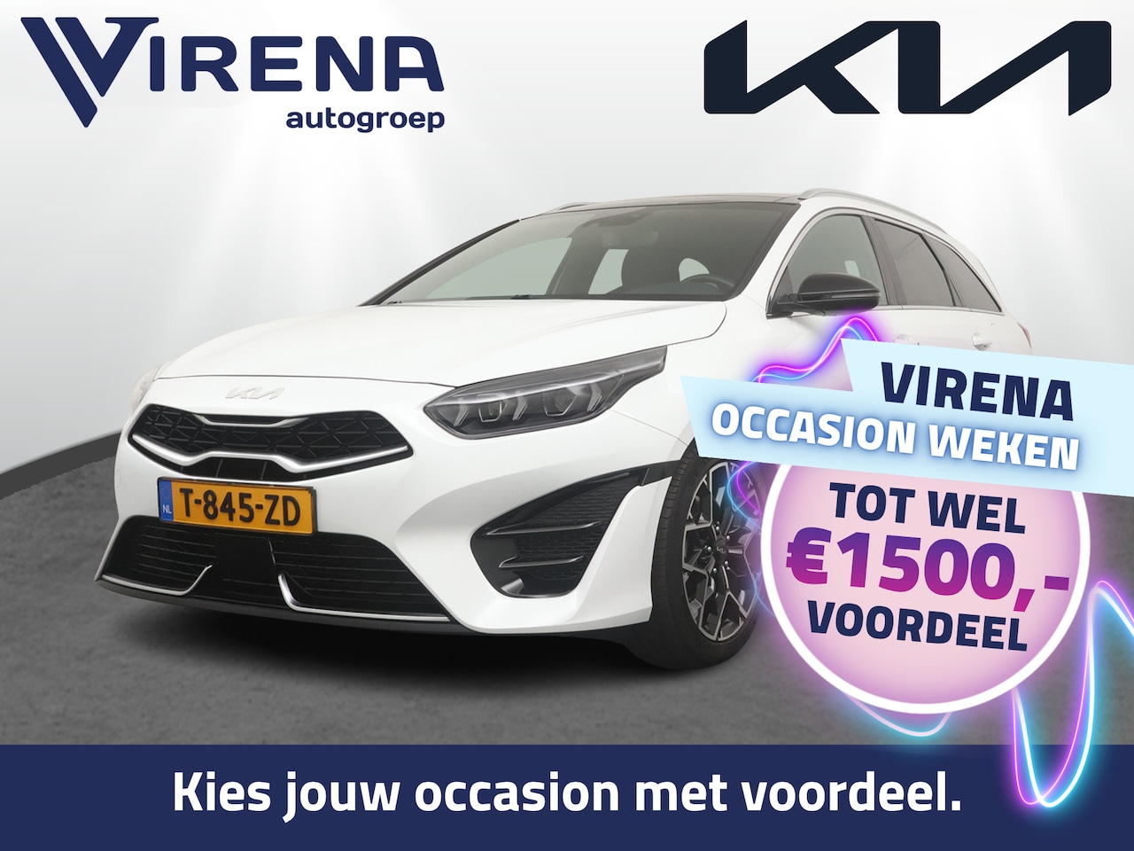Kia Cee'd Sportswagon - Ceed 1.5 T-GDi GT-Line Automaat - Schuif-/kanteldak - Stoel-/stuurverwarming - Navigatie - - AutoWereld.nl
