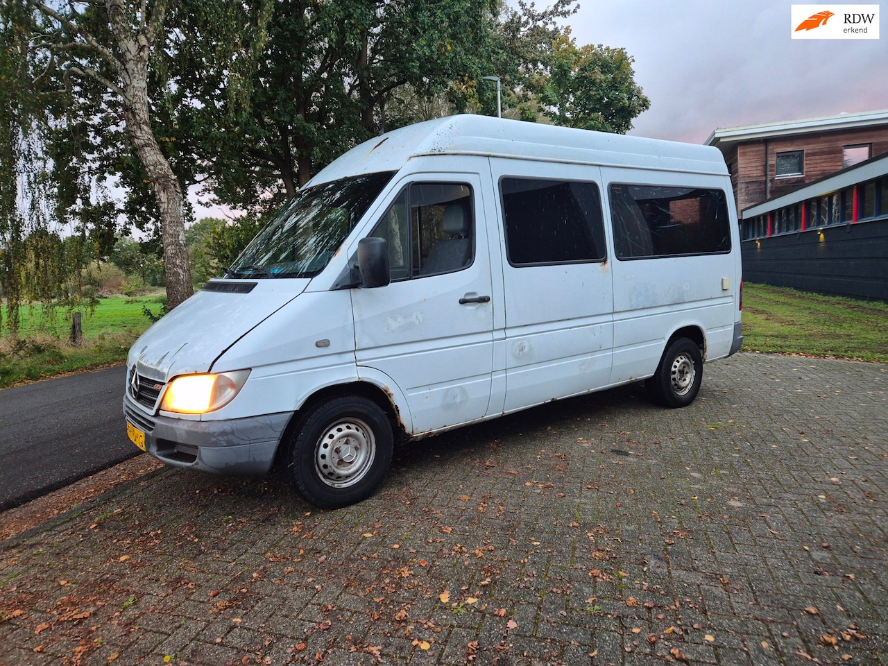 Mercedes-Benz Sprinter - 313CDI 208D 312D MINIBUS AIRCO CLEAN HOLLAND CAR - AutoWereld.nl