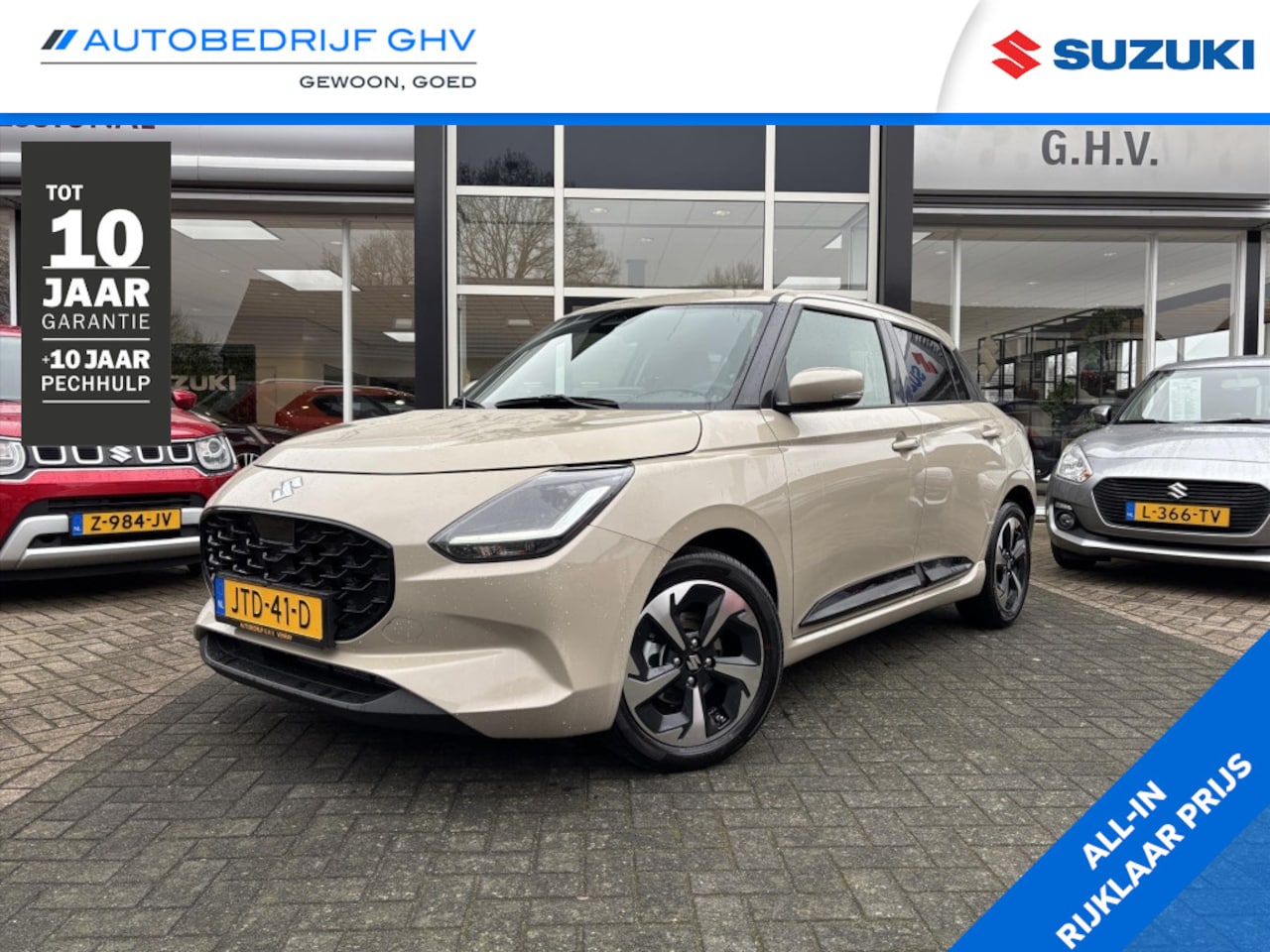 Suzuki Swift - 1.2 Smart Hybrid 83pk Style | Black Rhino pack | - AutoWereld.nl