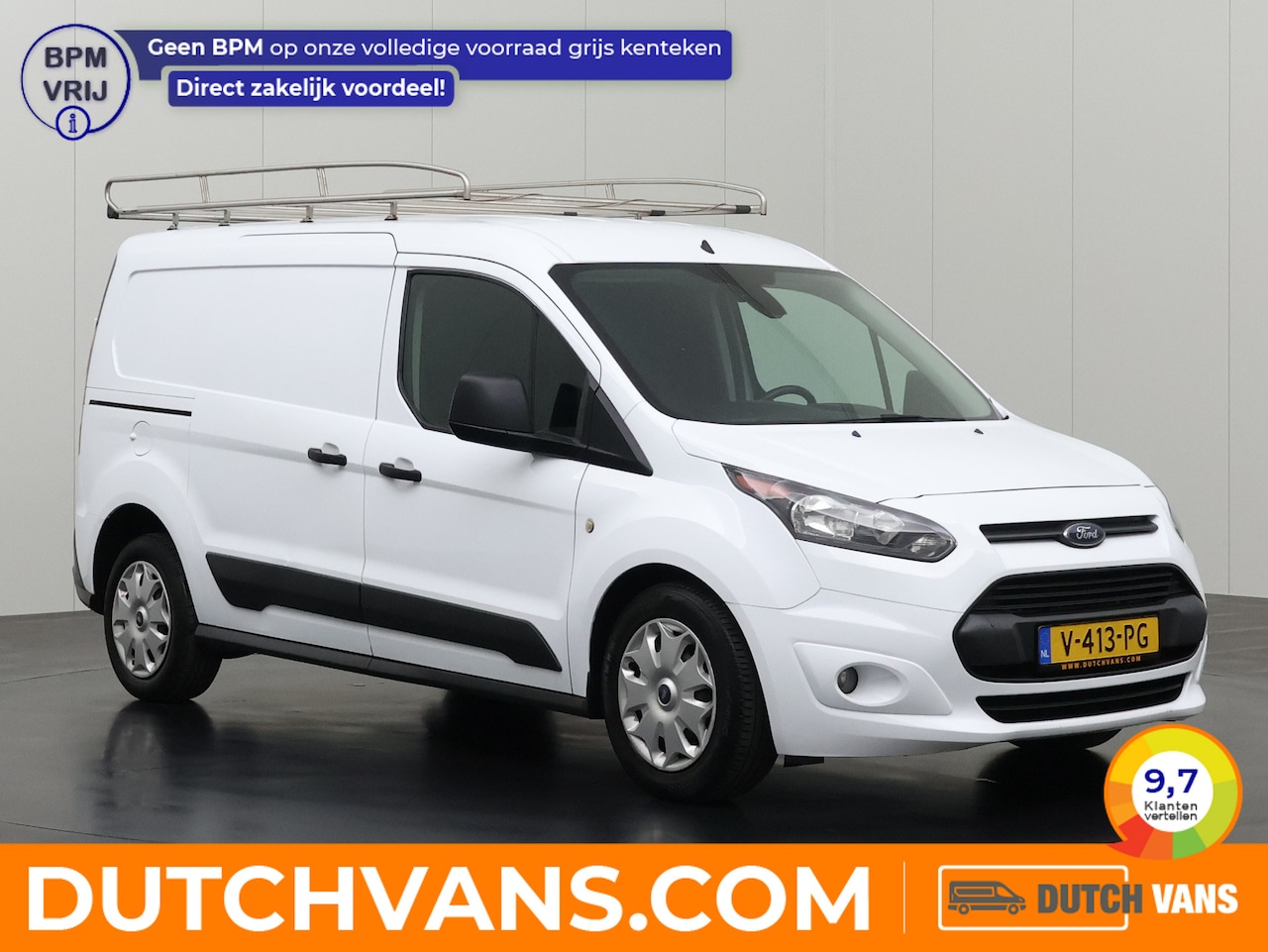 Ford Transit Connect - 1.5TDCI Lang 3-Zits | Imperiaal | Trekhaak | Navigatie | Camera | Airco | Cruise - AutoWereld.nl