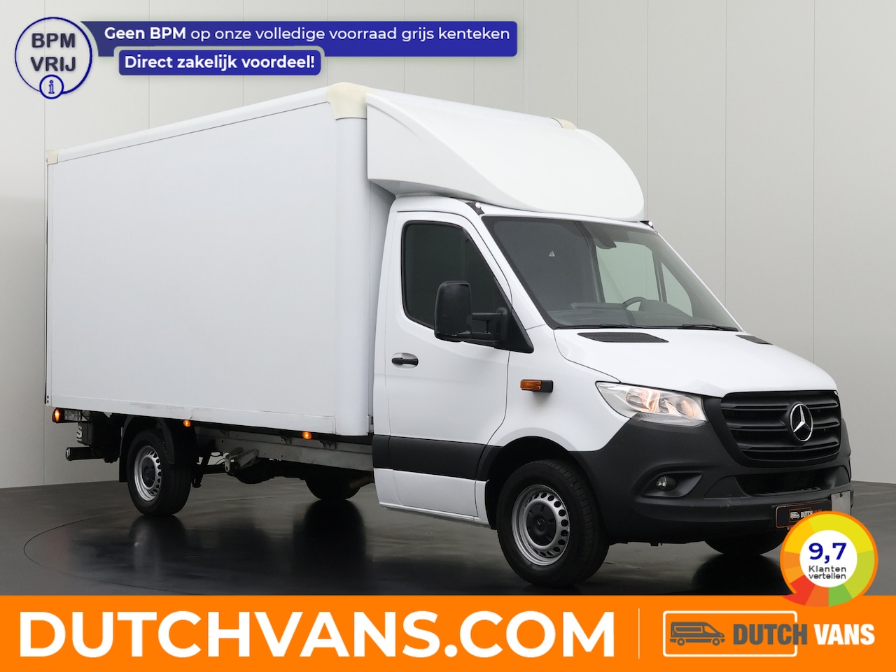 Mercedes-Benz Sprinter - 317CDI Bakwagen+Laadklep | dakspoiler | Navigatie | Camera | Multimedia | 3-Zits - AutoWereld.nl