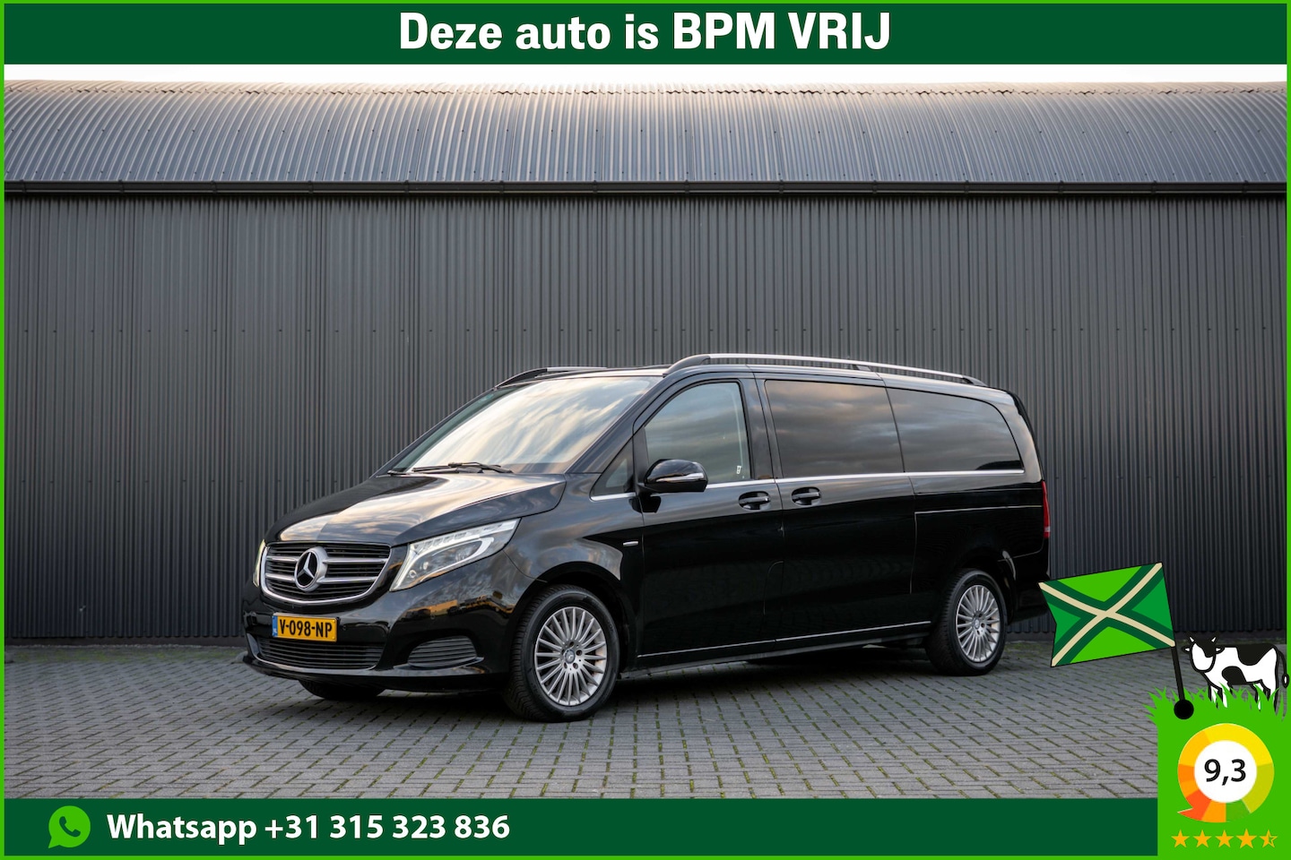 Mercedes-Benz V-klasse - 250d L3 XL | DC 5-Zits | Automaat | Camera | Cruise | PDC | Navi | Stoelverw. | Zijschuifd - AutoWereld.nl