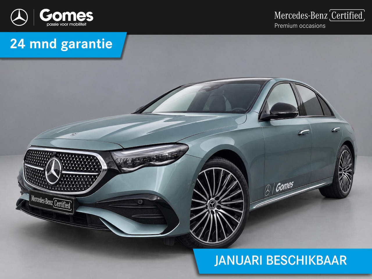 Mercedes-Benz E-klasse - 300 e Sport Edition | AMG Line | Nappa Leder Bruin | Premium Pakket | Night Pakket | Winte - AutoWereld.nl