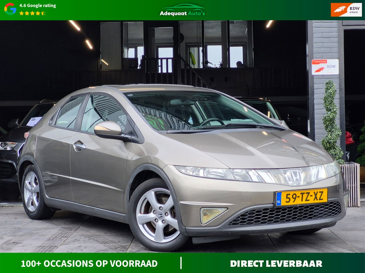 Honda Civic - 1.4 Sport|APK|NAP|5 Deuren|Trekhaak|Airco - AutoWereld.nl