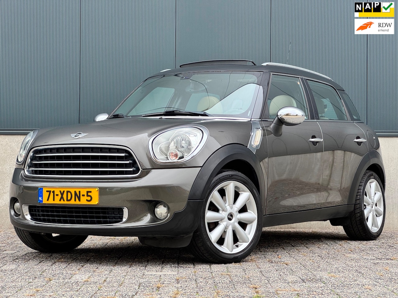 MINI Countryman - 1.6 Cooper Chili|PANO|LEDER|STOELVERW|6BAK|PDC|BOEKJES|2XSLEUTELS - AutoWereld.nl