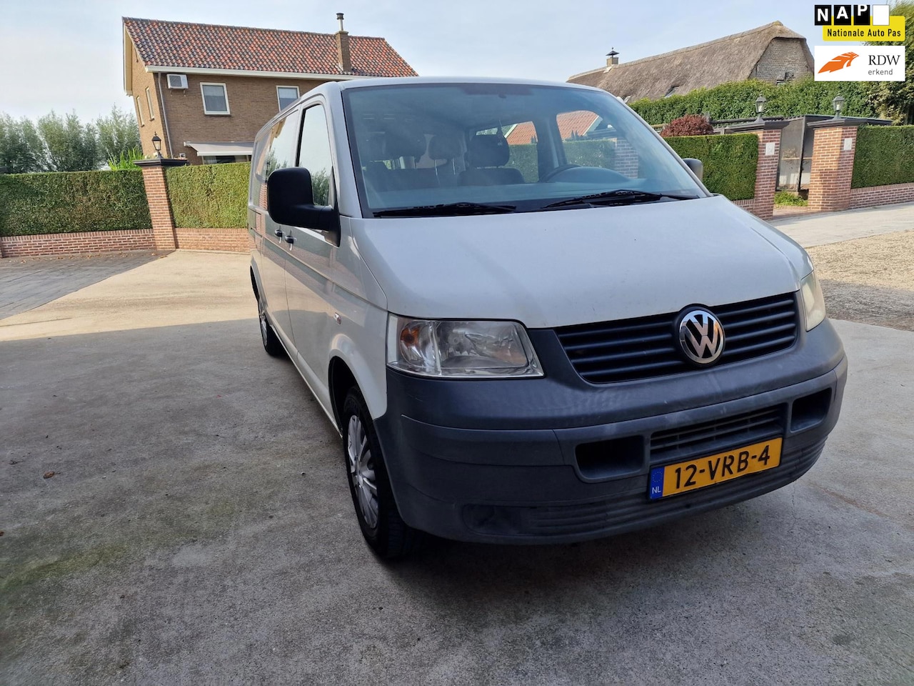 Volkswagen Transporter - 2.5 TDI 340 Budgetline DC db schuifdeuren airco - AutoWereld.nl