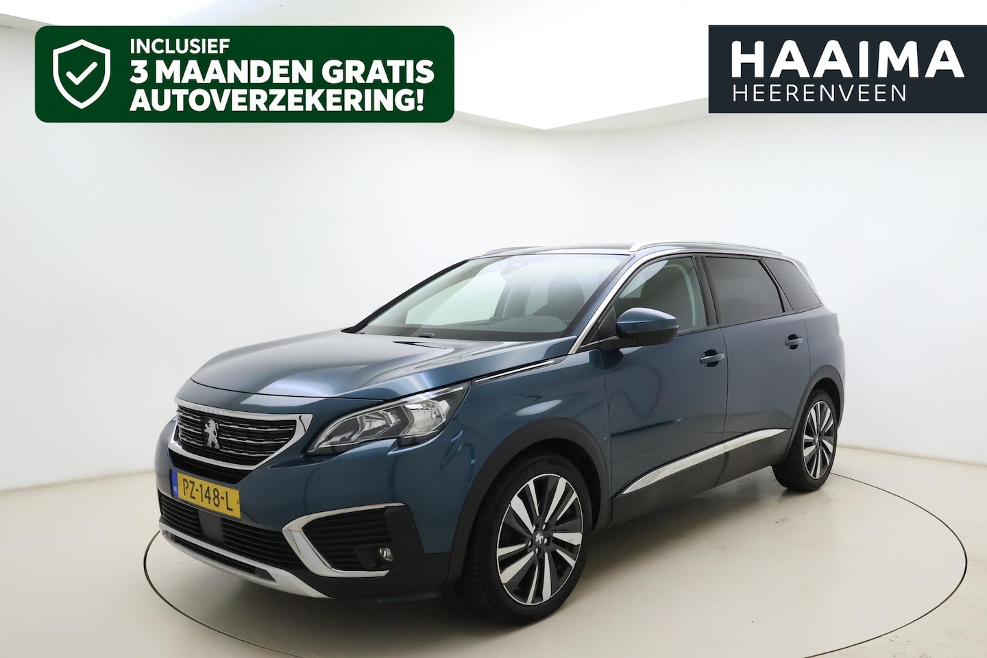Peugeot 5008 - 1.2 PureTech 130pk Allure 7-Persoons | Navigatie | trekhaak | Climate control | Apple Carp - AutoWereld.nl