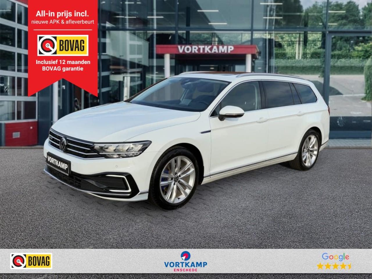 Volkswagen Passat Variant - 1.4 TSI GTE LEDER/PANO-DAK/TREKHAAK/360CAM/E-KLEP/HUD/ACC/STOEL+STUURVERW - AutoWereld.nl