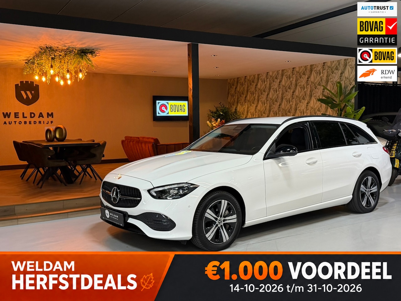 Mercedes-Benz C-klasse Estate - 300 e Avantgarde Garantie|1e Eigenaar|Dealeronderhouden|Night|Rijklaar - AutoWereld.nl