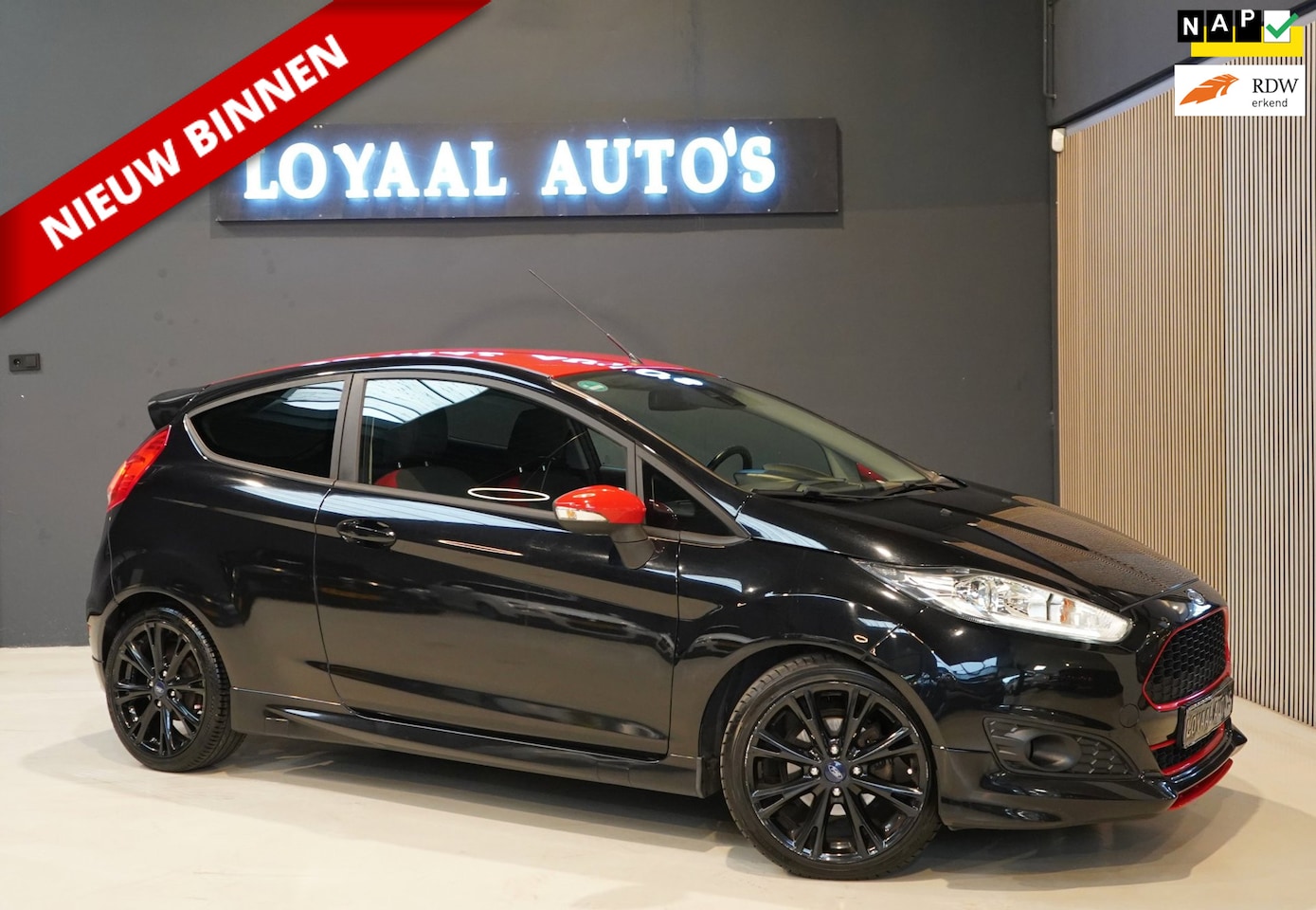 Ford Fiesta - 1.0 EcoBoost Black Edition | NAVI | AIRCO | CRUISE | PDC | NAP | APK. - AutoWereld.nl