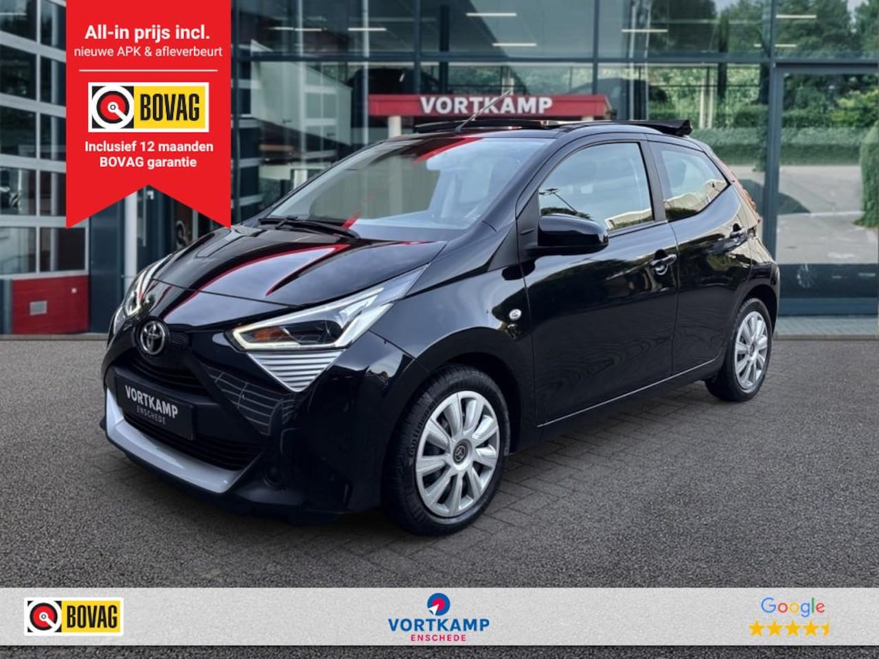 Toyota Aygo - 1.0 VVT-i x-play cabrio AIRCO/CAMERA/NAP/CARPLAY - AutoWereld.nl