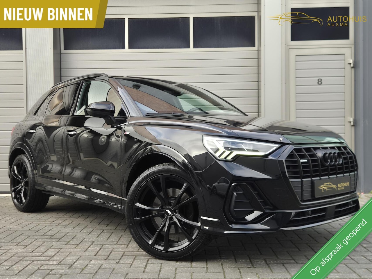 Audi Q3 - 45 TFSI quattro 230pk SLine Matrix/Dode/Trekhaak/ABT/Pano/Leder/ - AutoWereld.nl
