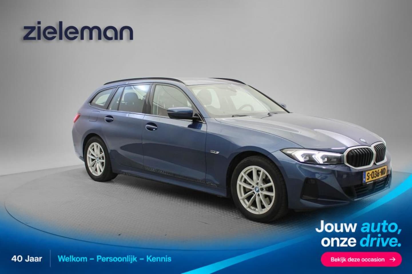 BMW 3-serie Touring - 330e - Digitaal Cockpit, Carplay, Leer, Stoelverw. - AutoWereld.nl