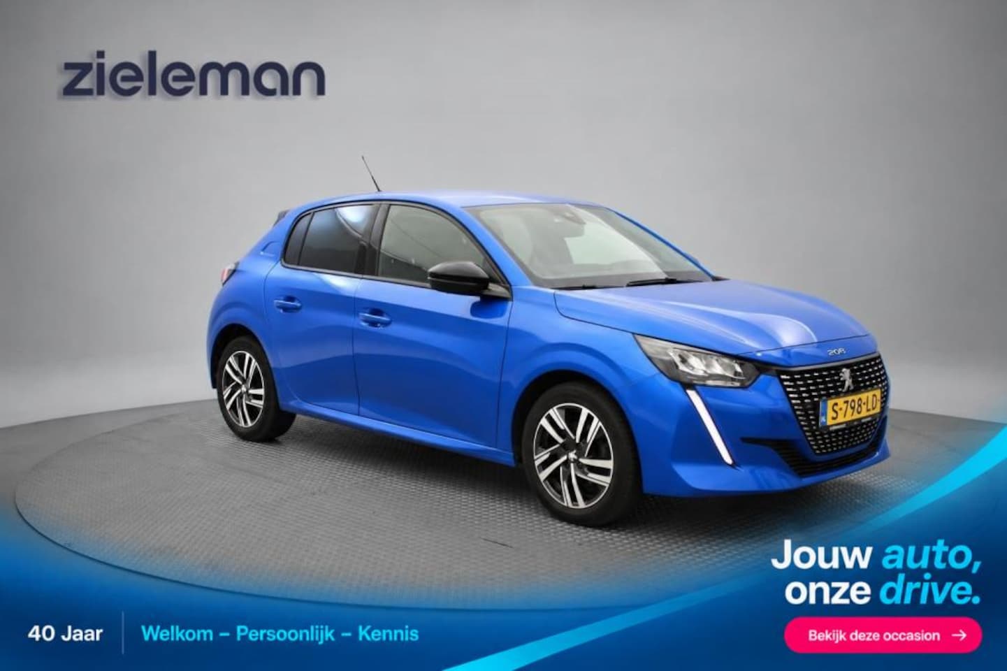 Peugeot 208 - 1.2 PureTech Allure Pack - Digitaal Cockpit, Carplay, Camera, Half Leer, - AutoWereld.nl
